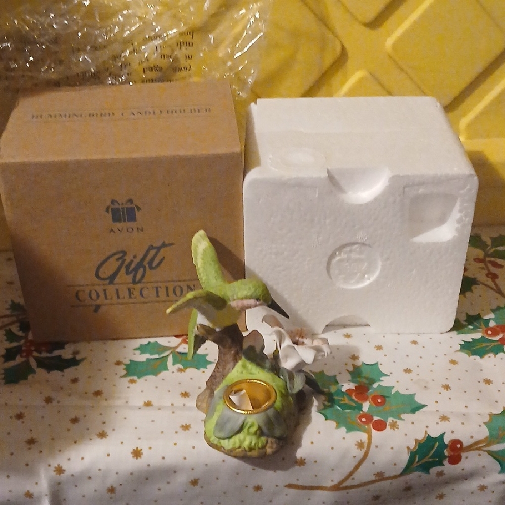 Avon Hummingbird Candleholder